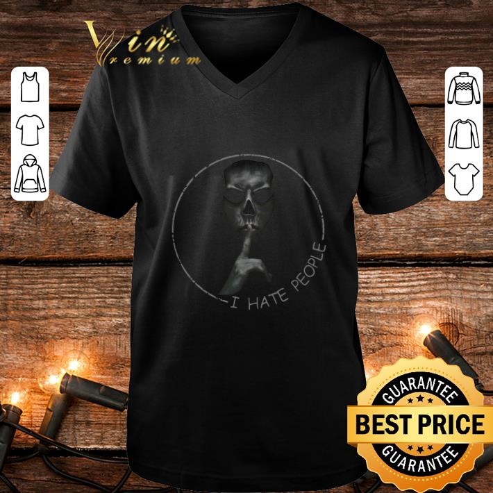 Sugar skull i hate people shirt