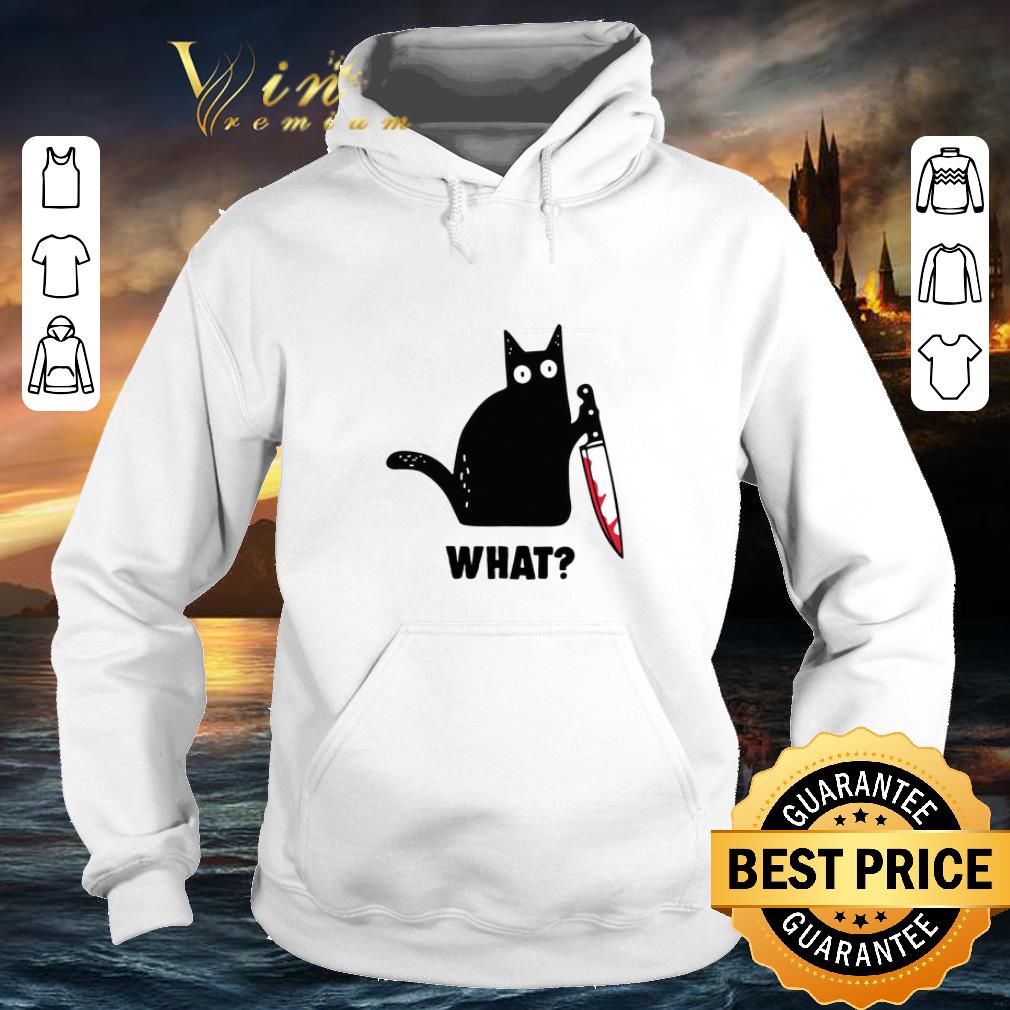Cool Black cat knife Michael Myers shirt Cool Black cat knife Michael Myers shirt 4 - Cool Black cat knife Michael Myers shirt