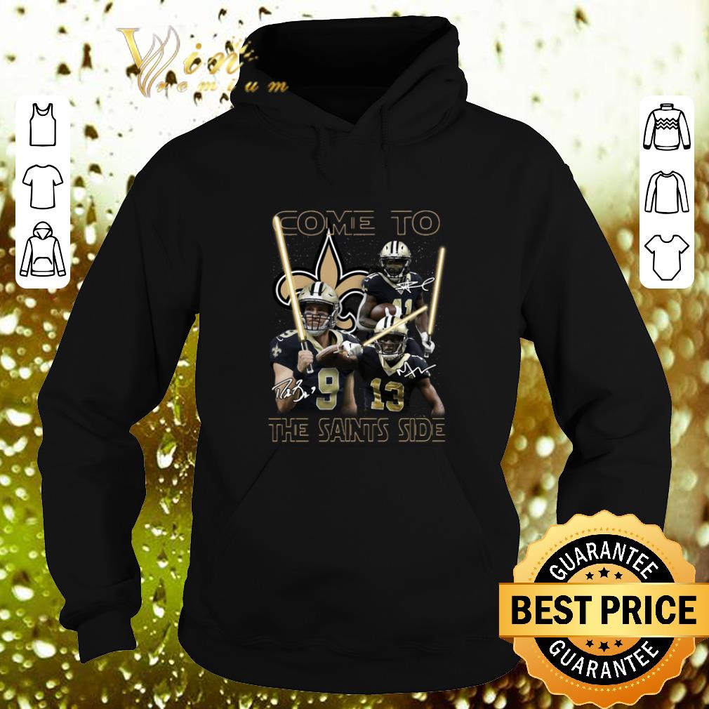 Hot Come To The New Orleans Saints Side Star Wars Signatures shirt