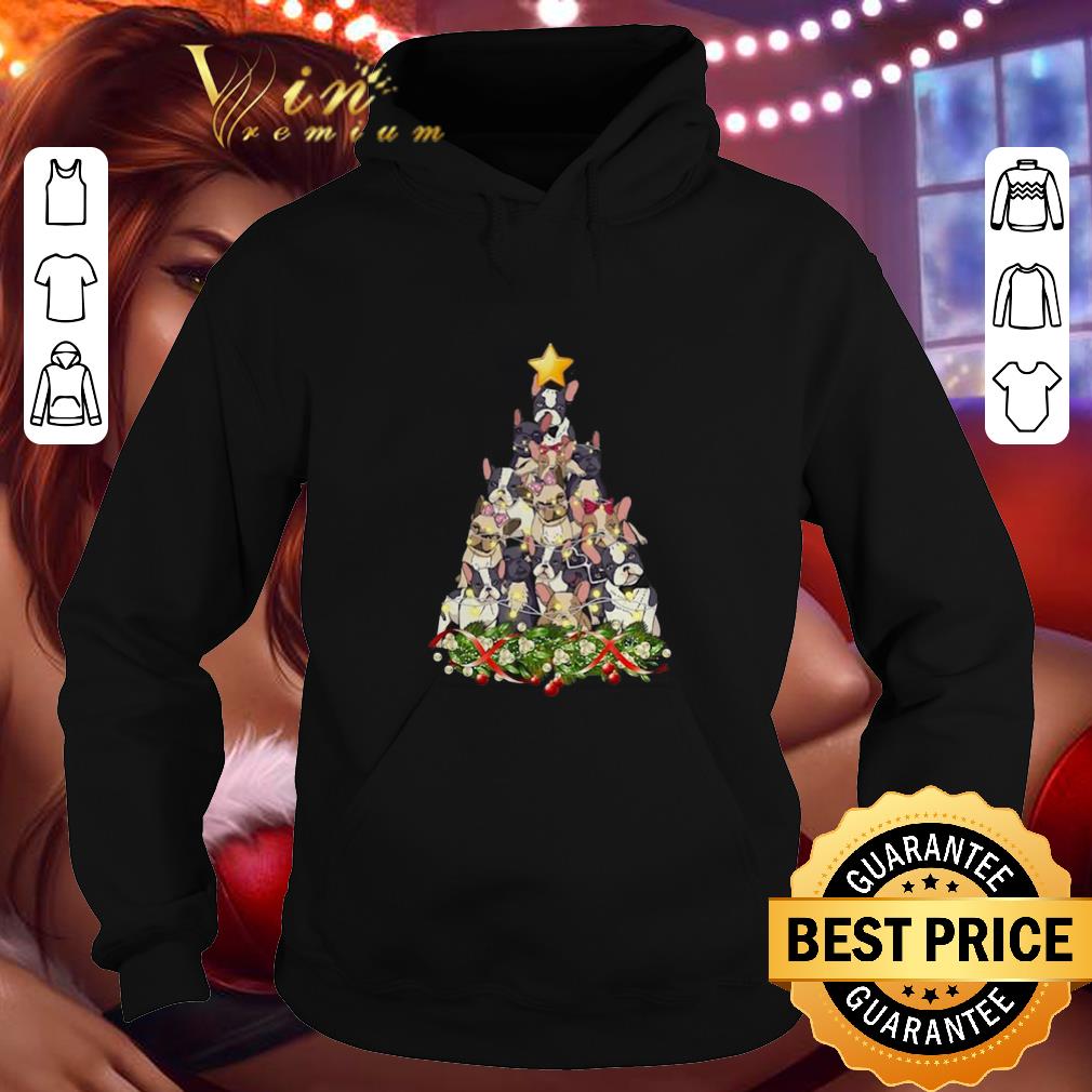 Hot French Bulldog Christmas tree shirt 1 Hot French Bulldog Christmas tree shirt