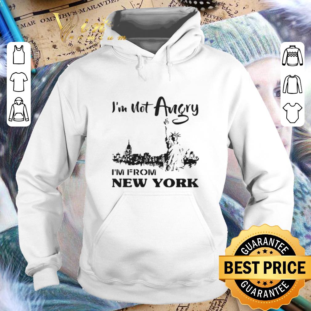 Hot I'm not angry i'm from New York Liberty Enlightening The World shirt
