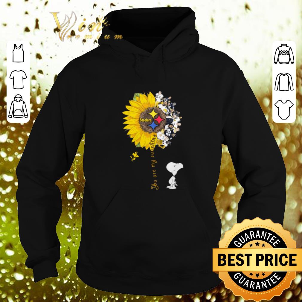 Hot Snoopy Woodstock you are my sunshine Pittsburgh Steelers shirt 1 Hot Snoopy Woodstock you are my sunshine Pittsburgh Steelers shirt