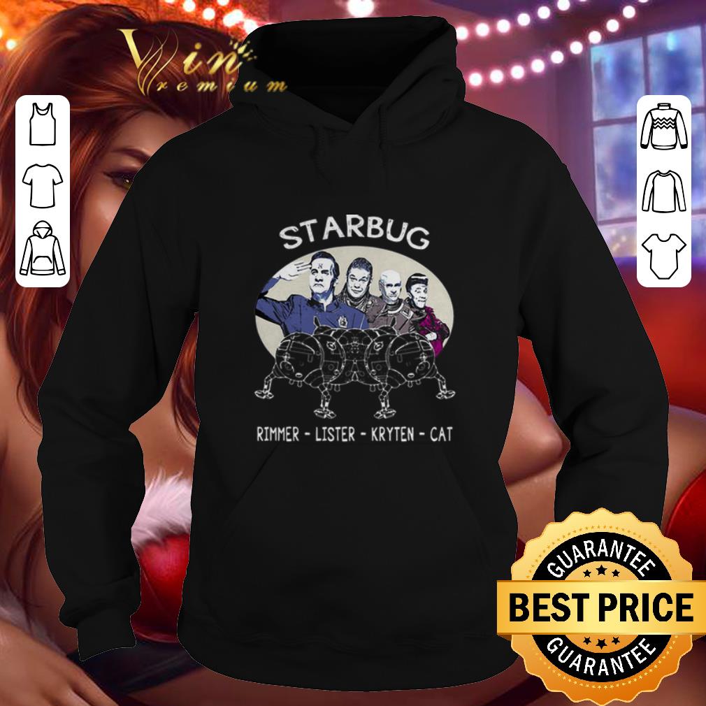 Hot Starbug Red Dwarf Arnold Rimmer Lister Kryten Cat shirt