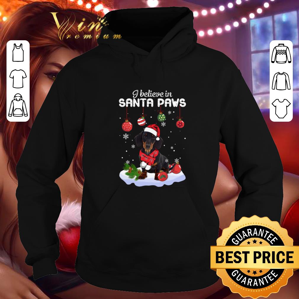 Original Dachshund i believe in Santa paws Christmas shirt