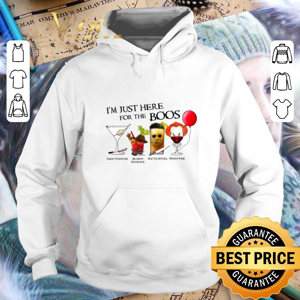 Original I'm just here for the boos Jason Voortini Blobdy Krueger Myers shirt