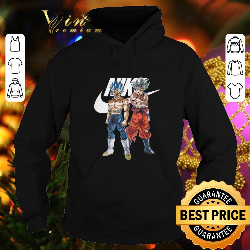 Original Nike Ultra blue Vegeta and Goku instinct shirt