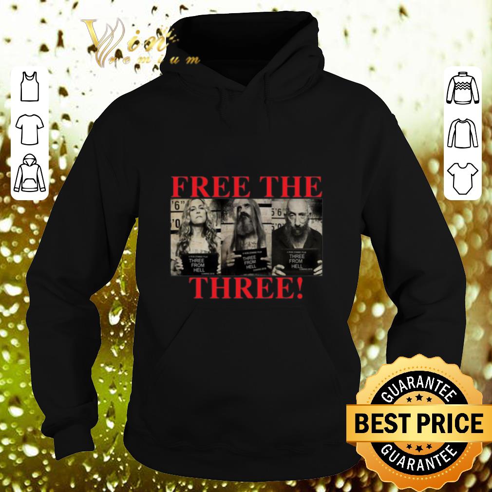 Top 3 From Hell Free the Three Rob Zombies shirt