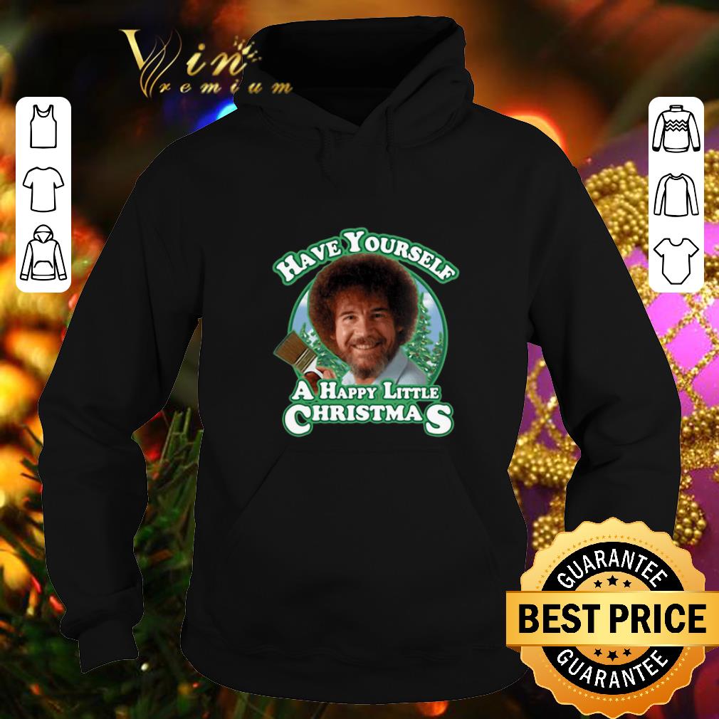 Top Bob Ross Have yourself a happy little Christmas shirt