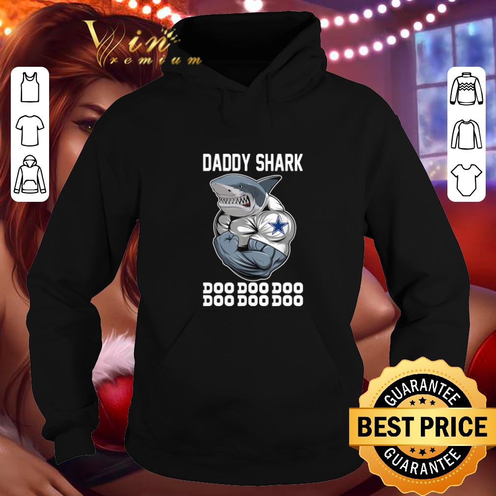 Top Dallas Cowboys Daddy shark doo doo doo shirt 1 Top Dallas Cowboys Daddy shark doo doo doo shirt
