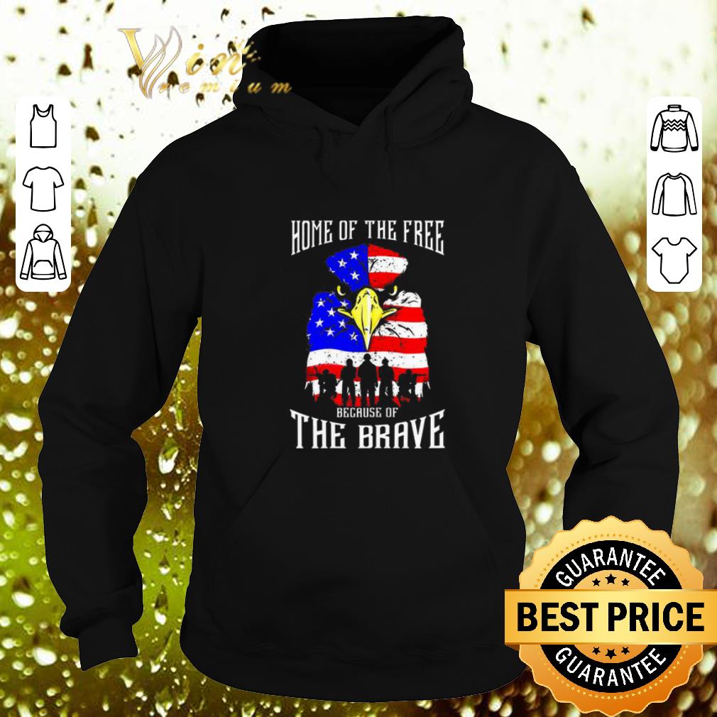 Top Eagle American flag Home of the free because of the brave shirt 1 Top Eagle American flag Home of the free because of the brave shirt