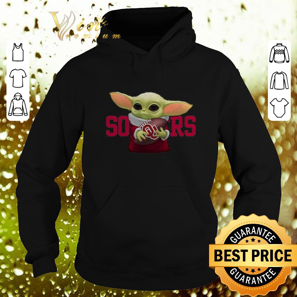 Hot Baby Yoda hug Oklahoma Sooners shirt