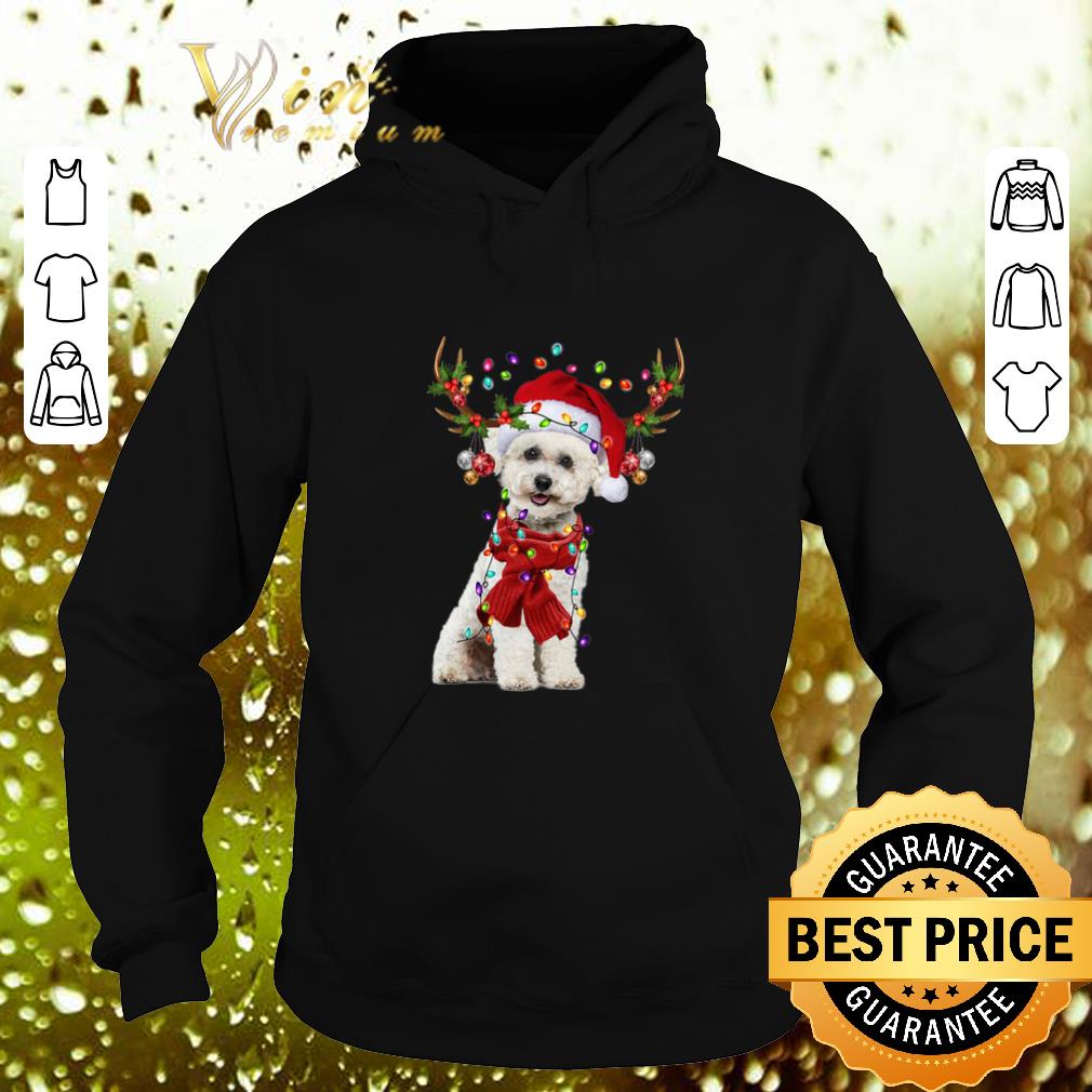 Hot Bichon Frise Reindeer Christmas shirt