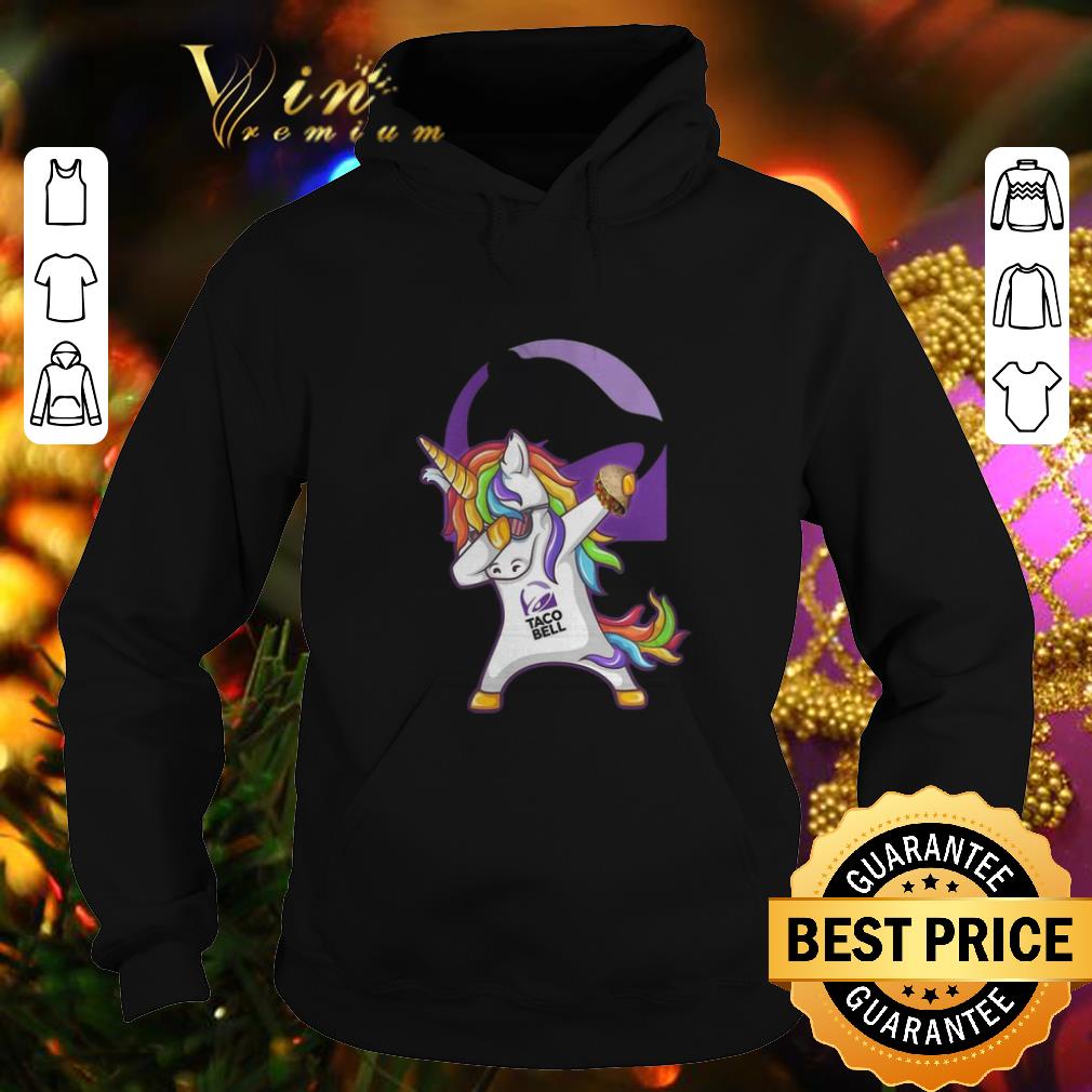 Hot Dabbing unicorn Taco Bell Logo shirt