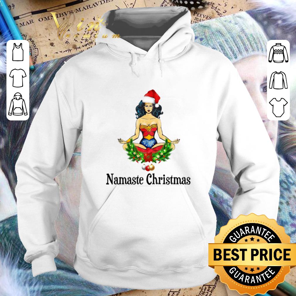 Hot Santa Wonder Woman Namaste Christmas shirt