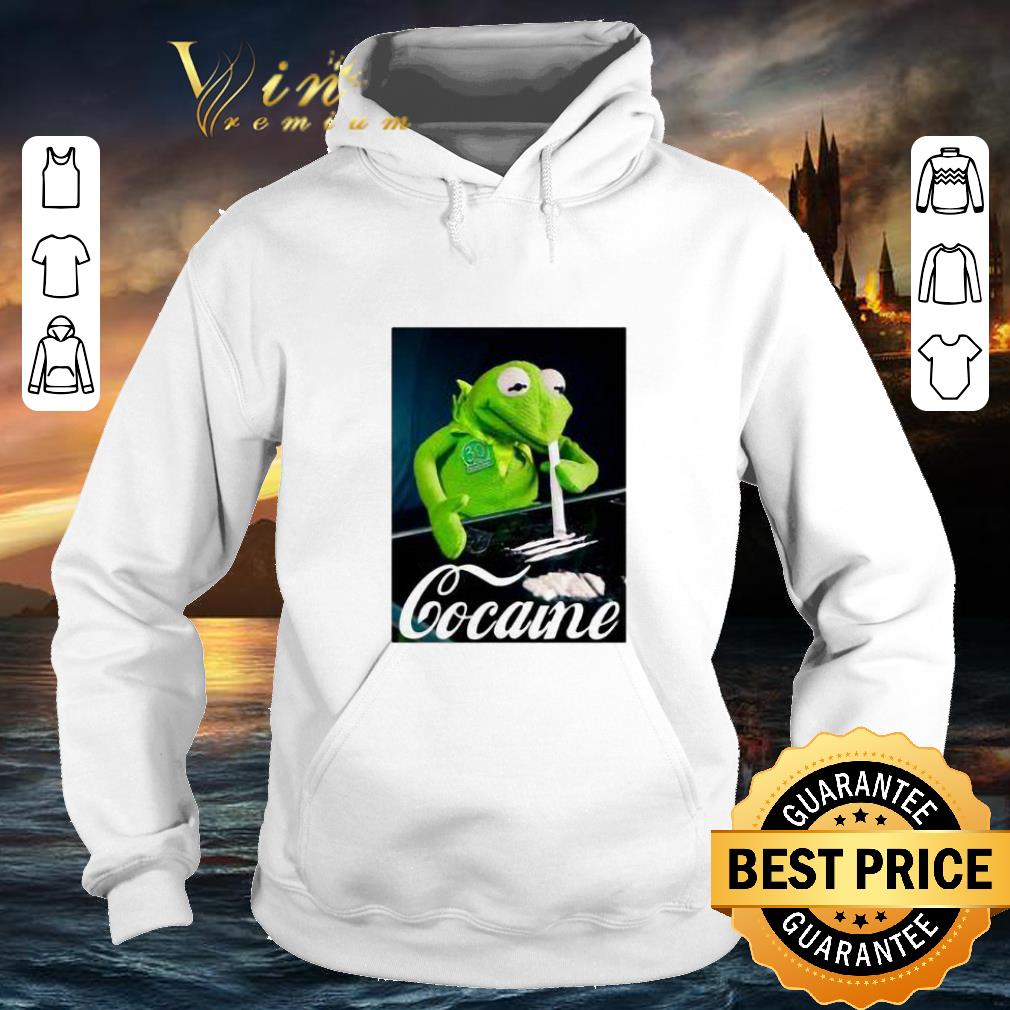 Original Kermit The Frog Snorting Crack Cocaine shirt