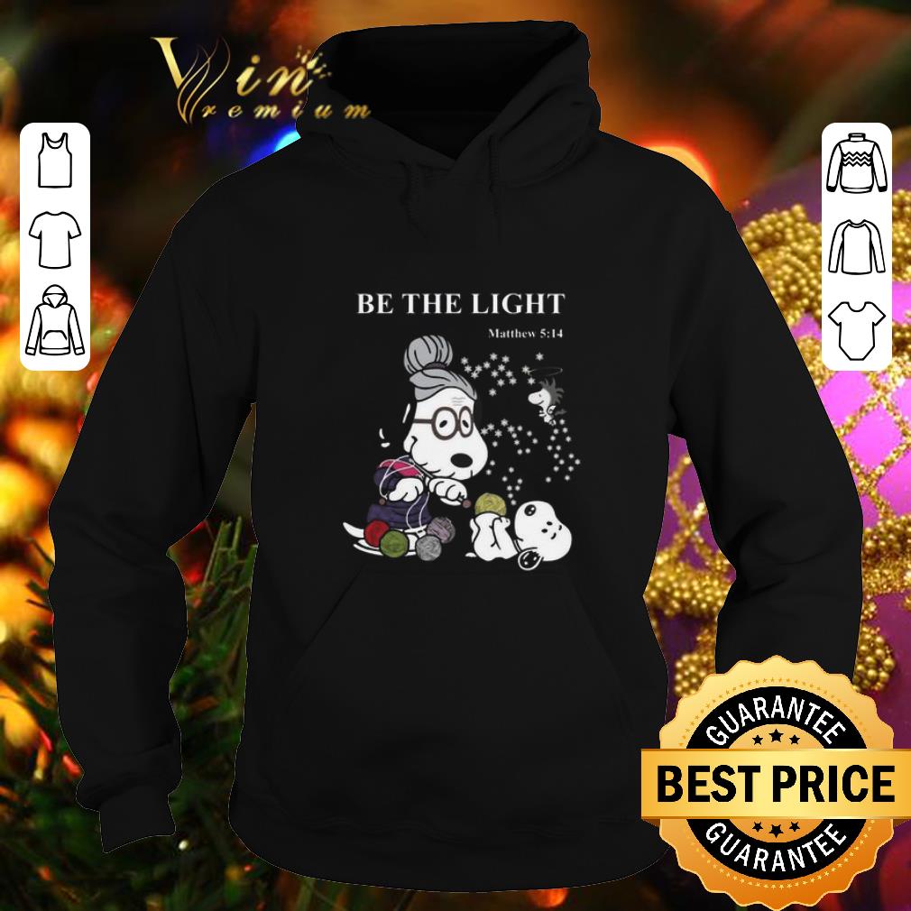 Original Peanuts Snoopy be the light Matthew 5 14 shirt 1 Original Peanuts Snoopy be the light Matthew 5 14 shirt
