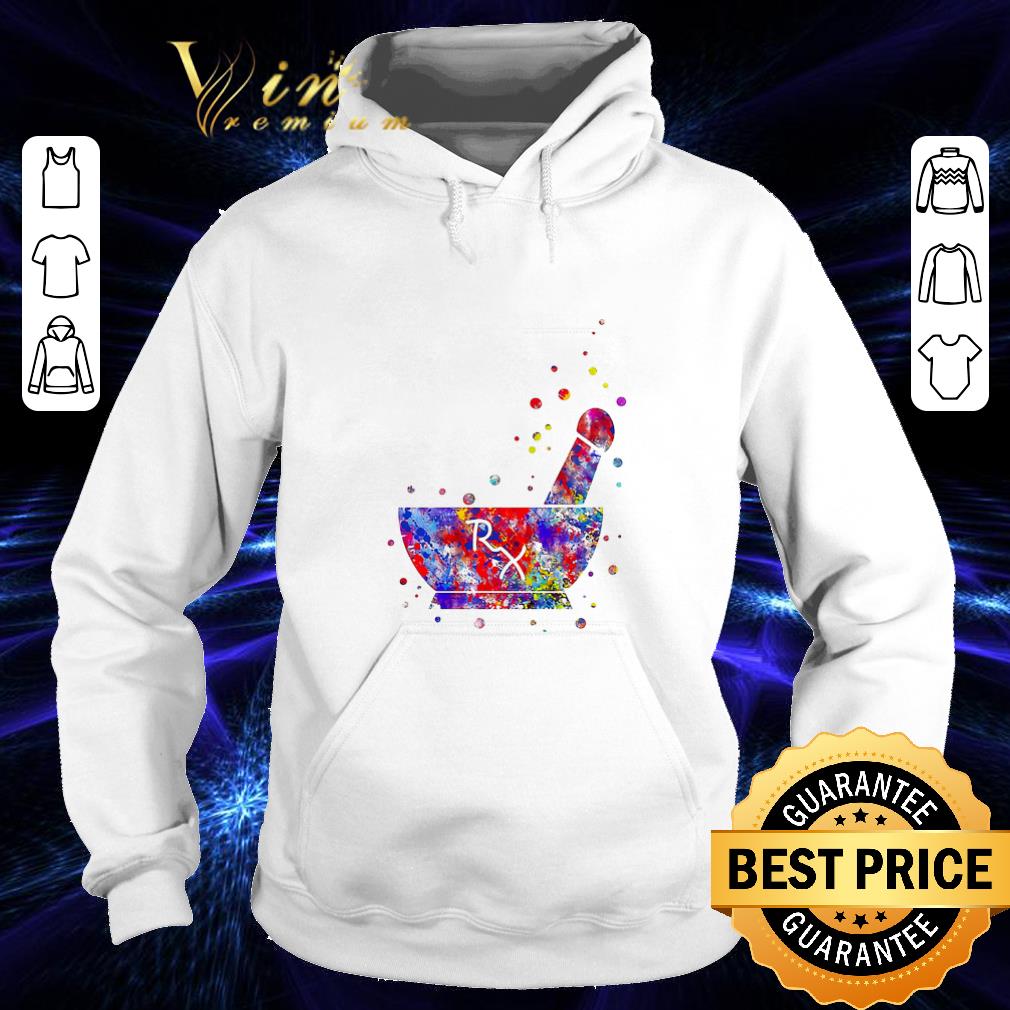 Original Pharmacist Pestle Rx medical colorful shirt