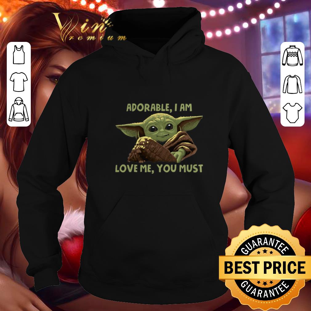 Top Baby Yoda adorable i am love me you must Mandalorian shirt