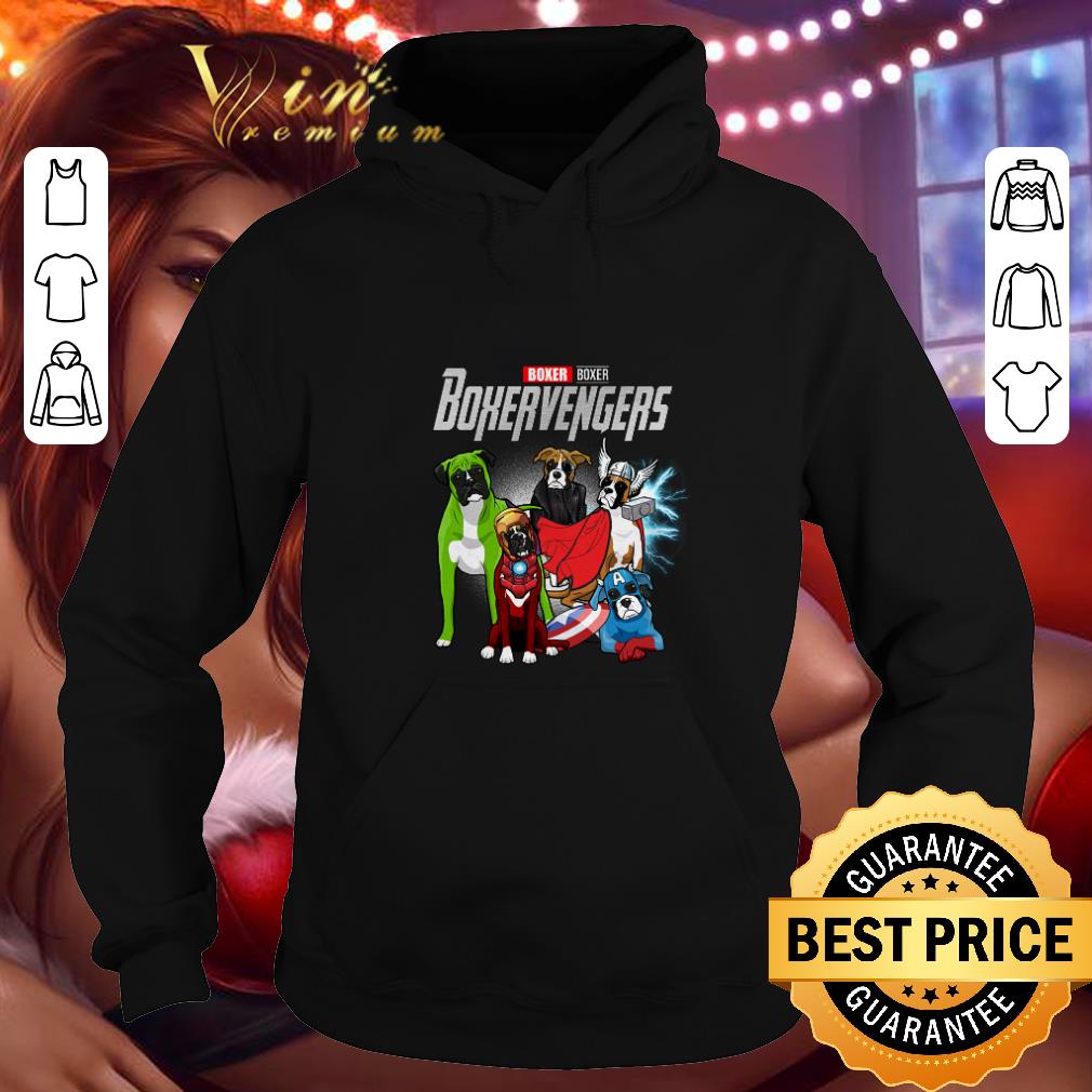 Top Boxer Boxervengers Marvel Avengers Endgame shirt