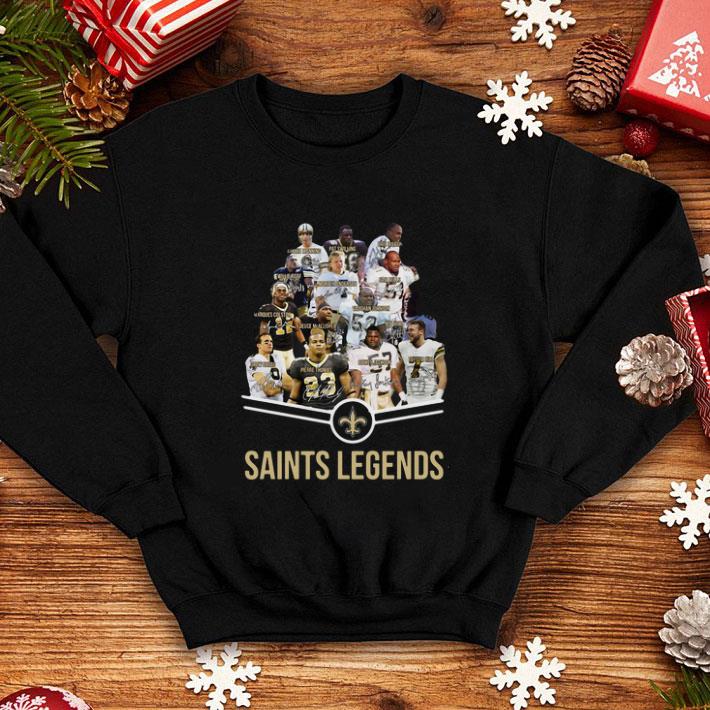 New Orleans Saints all legend player signatures shirt 1 New Orleans Saints all legend player signatures shirt