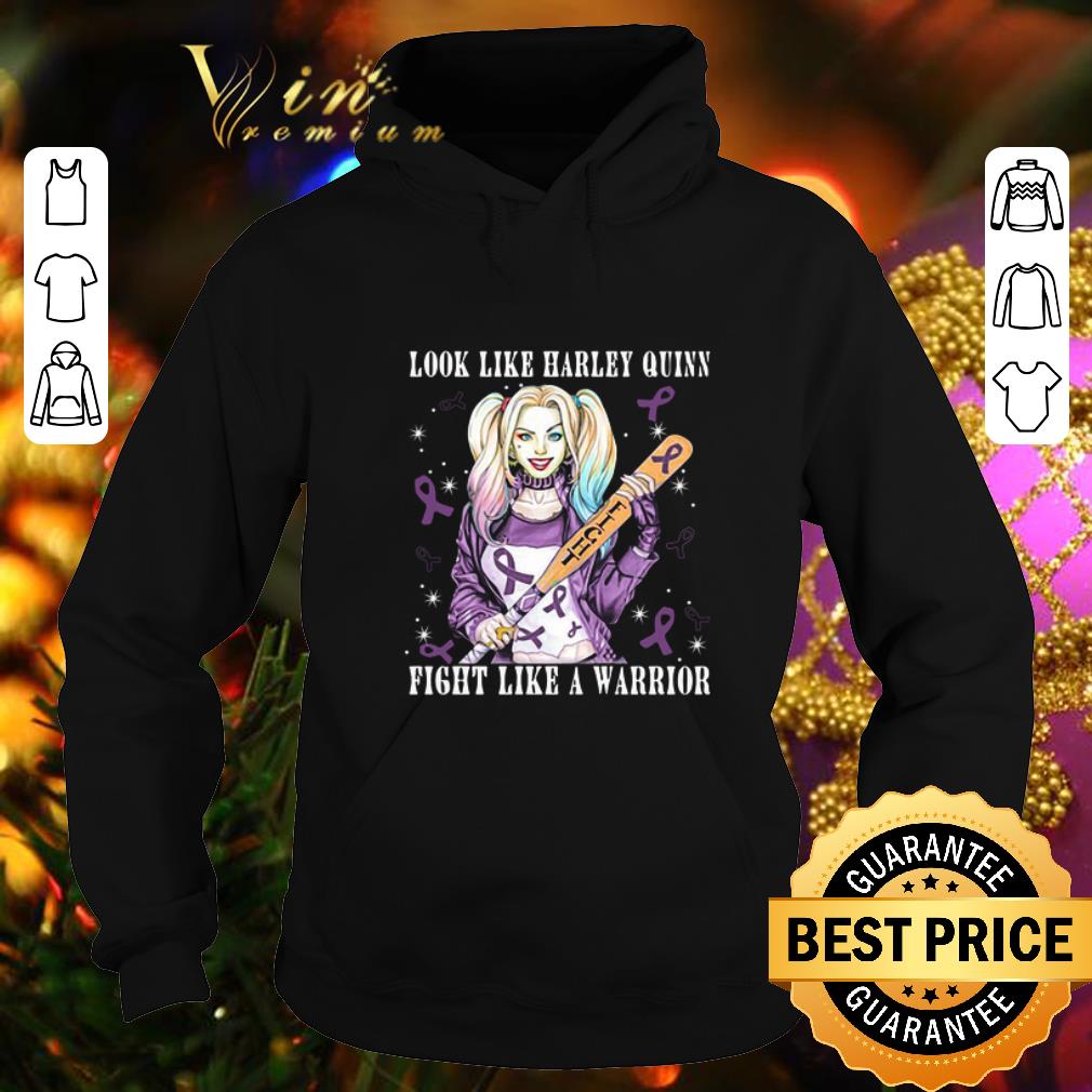 Hot Look Like Harley Quinn Fight Like A Warrior Pancreatic Cancer shirt