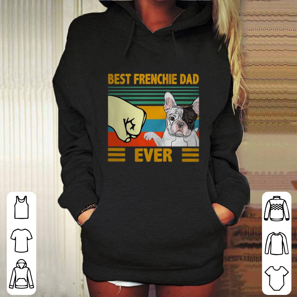 Original Best Frenchie dad ever vintage shirt 1 Original Best Frenchie dad ever vintage shirt