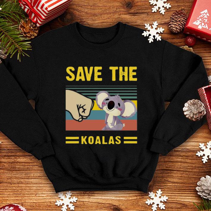 Original Save the Koalas Vintage Save the Earth Bushfires in Australia shirt