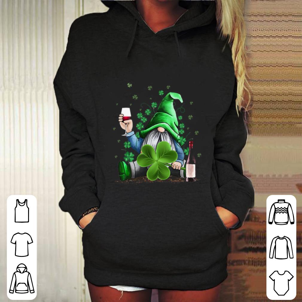 Top Gnomie Irish drink wine St. Patrick's day shirt
