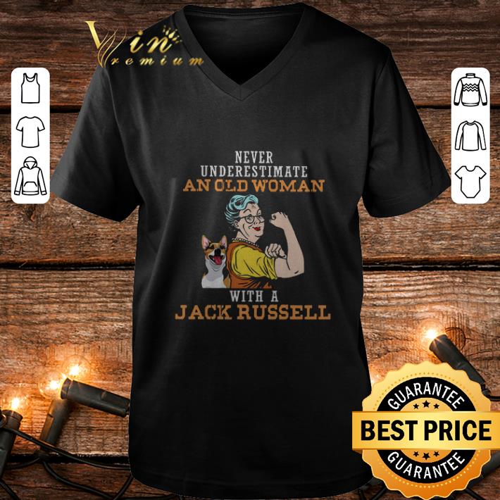 Top An Old Woman with a Jack Russell shirt 1 Top An Old Woman with a Jack Russell shirt