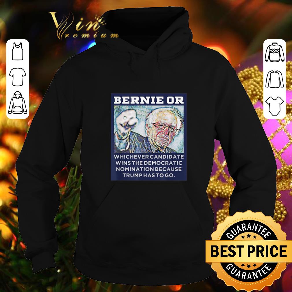 Top Bernie Sanders Or Anyone But Trump Vote Blue Dump Trump shirt