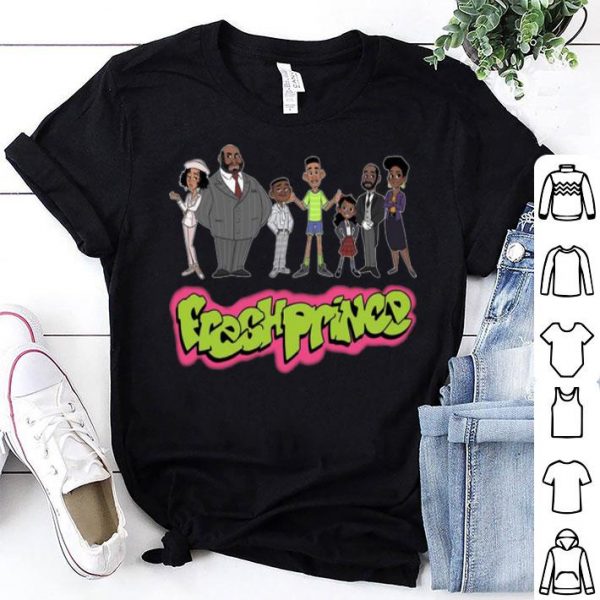 The Fresh Prince Of Bel Air Cartoon Characters shirt