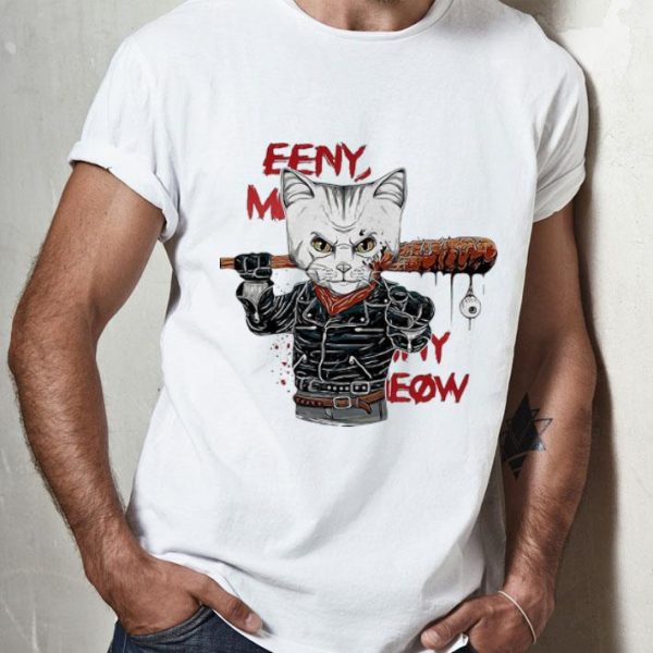 Negan Cat Eeny Meeny Miny Meow shirt