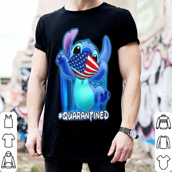 Stitch #Quarantined American Flag Mask