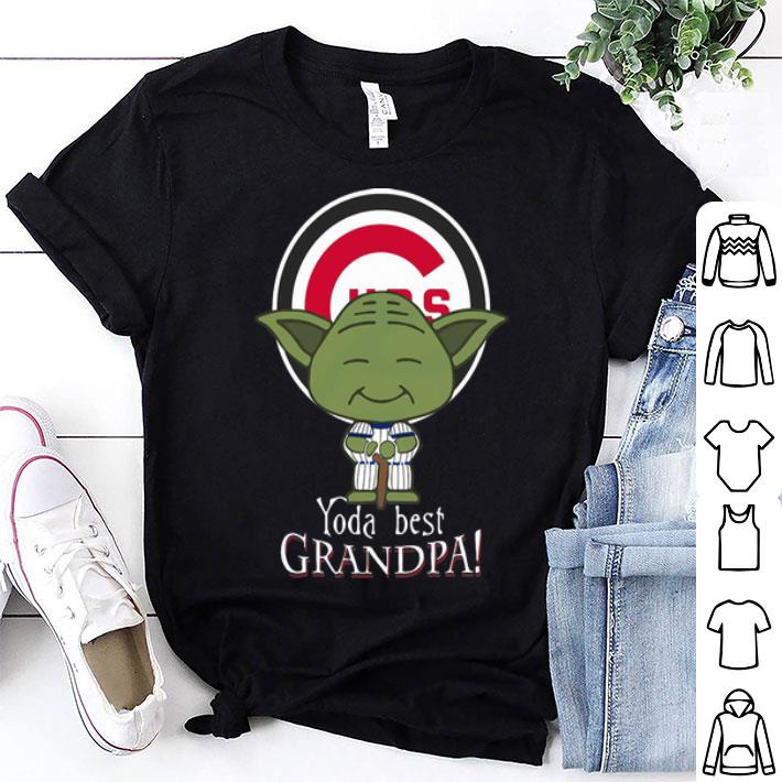 Chicago Cubs Yoda Best Grandpa shirt