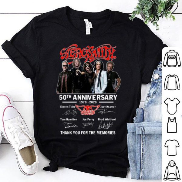 Aerosmith 50th Anniversary Thank You For The Memories Signatures