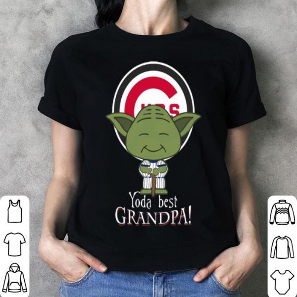 Chicago Cubs Yoda Best Grandpa shirt