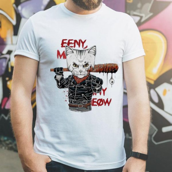 Negan Cat Eeny Meeny Miny Meow shirt