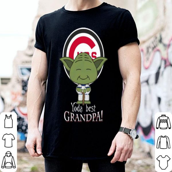 Chicago Cubs Yoda Best Grandpa shirt