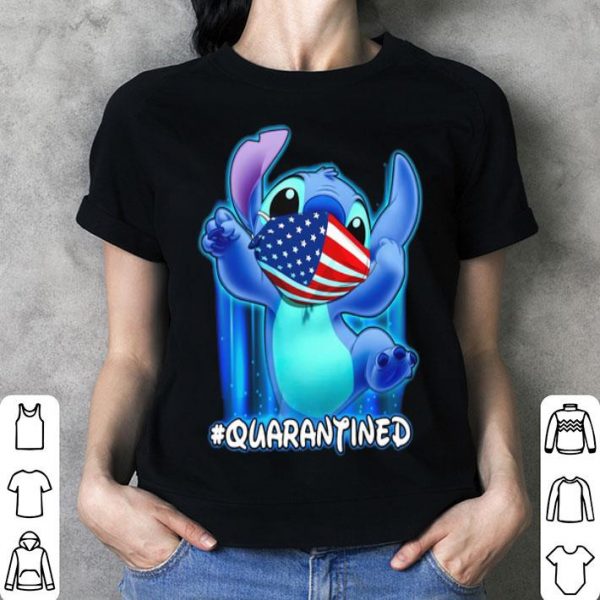 Stitch #Quarantined American Flag Mask