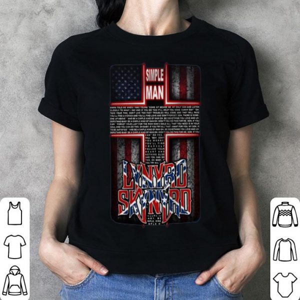 Simple Man Lynyrd Skynyrd American Flag shirt
