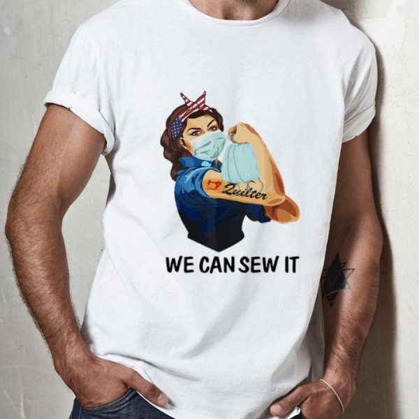 Strong Woman Tattoos Quilter We Can Sew It shirt