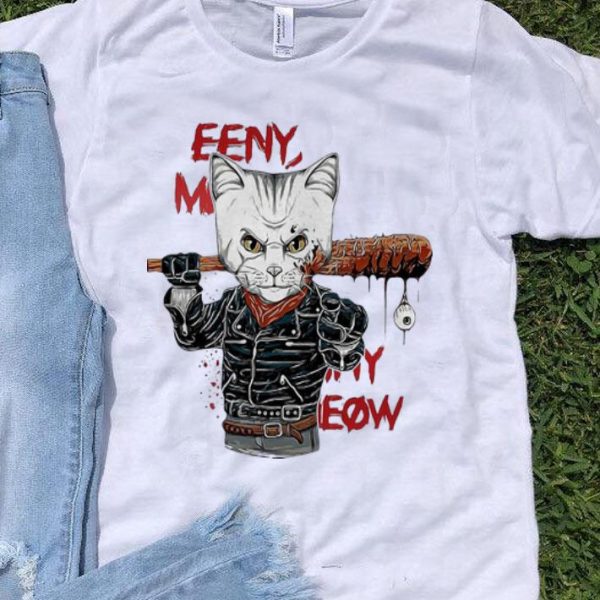 Negan Cat Eeny Meeny Miny Meow shirt