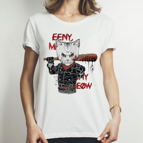Negan Cat Eeny Meeny Miny Meow shirt