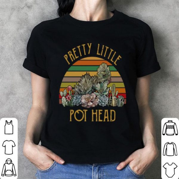 Vintage Succulent Pretty Little Pot Head shirt