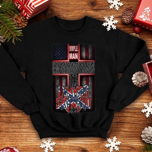 Simple Man Lynyrd Skynyrd American Flag shirt