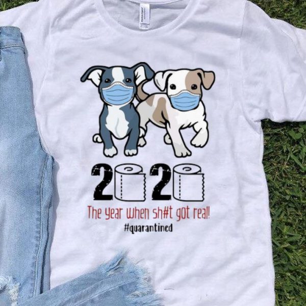Boston Terriers 2020 The Year When Shit Got Real Quarantined