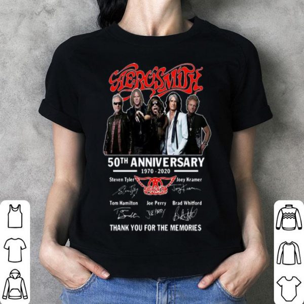 Aerosmith 50th Anniversary Thank You For The Memories Signatures