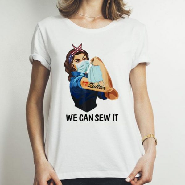 Strong Woman Tattoos Quilter We Can Sew It shirt