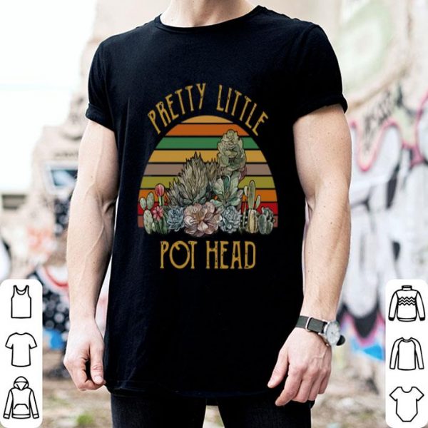 Vintage Succulent Pretty Little Pot Head shirt