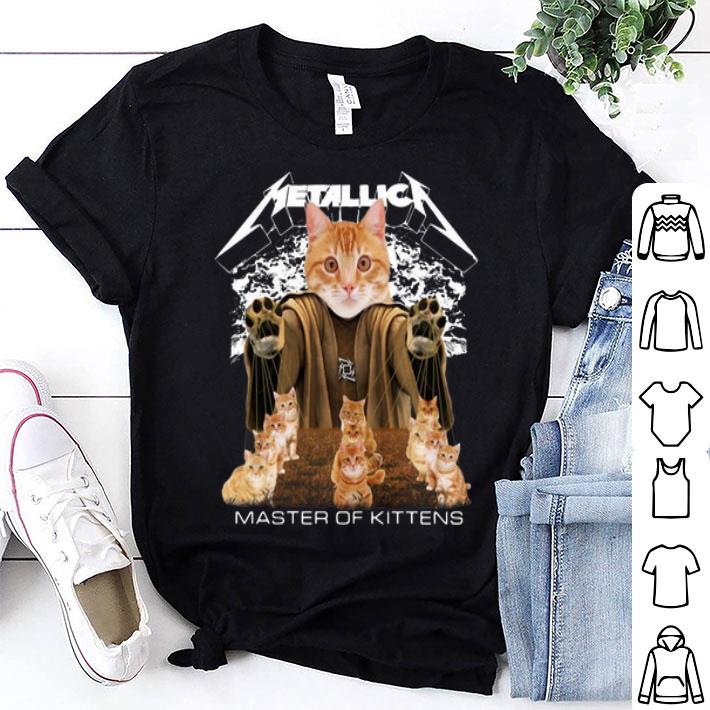 Metallica Golden Cats Master Of Kittens Cat Lovers shirt